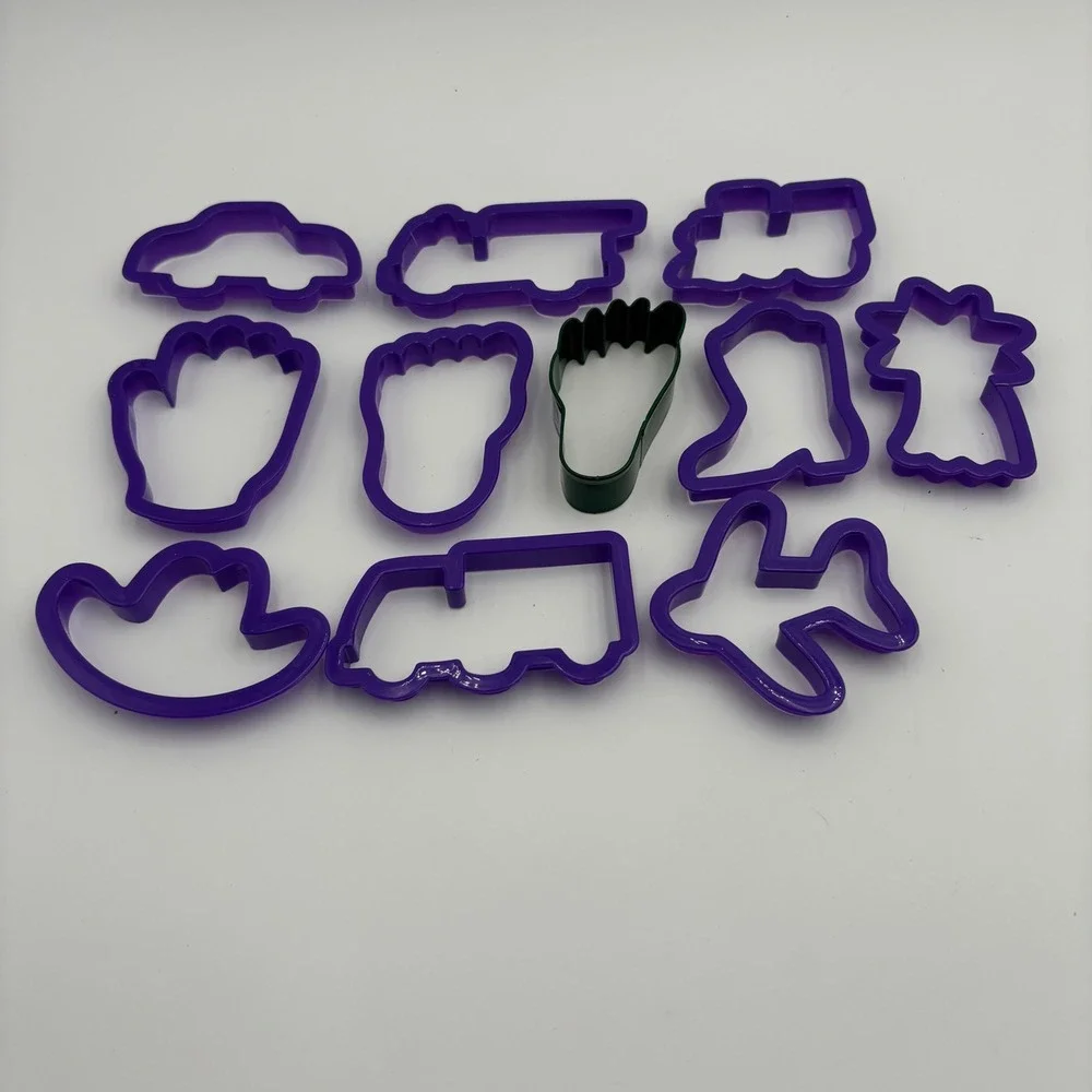 Unbranded Cookie Cutter Set Unisex OS Multicolor Excellent Animal Vehicle Shapes